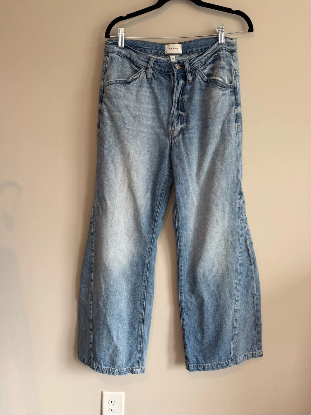 Frame Denim Wide-Leg Jeans Size 28 - Picture 3 of 9